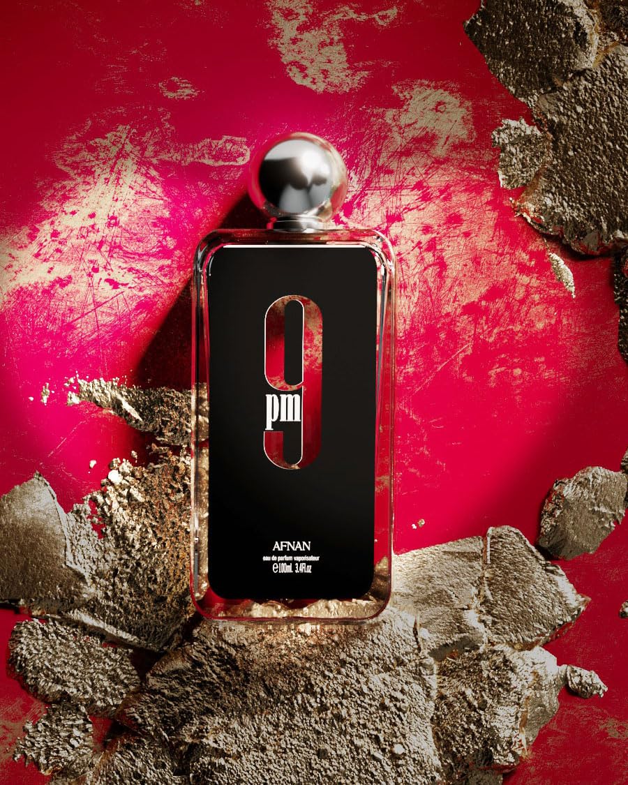 AFNAN 9 PM Black Edition For Men Eau De Parfum Spray, 100 ML