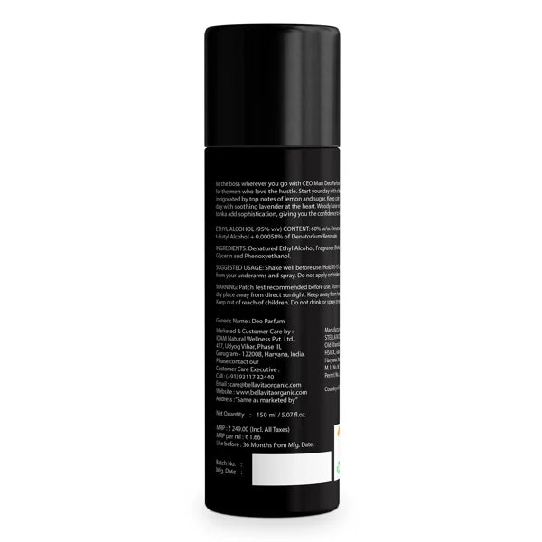 Bellavita CEO Man Deodorant - 150ml