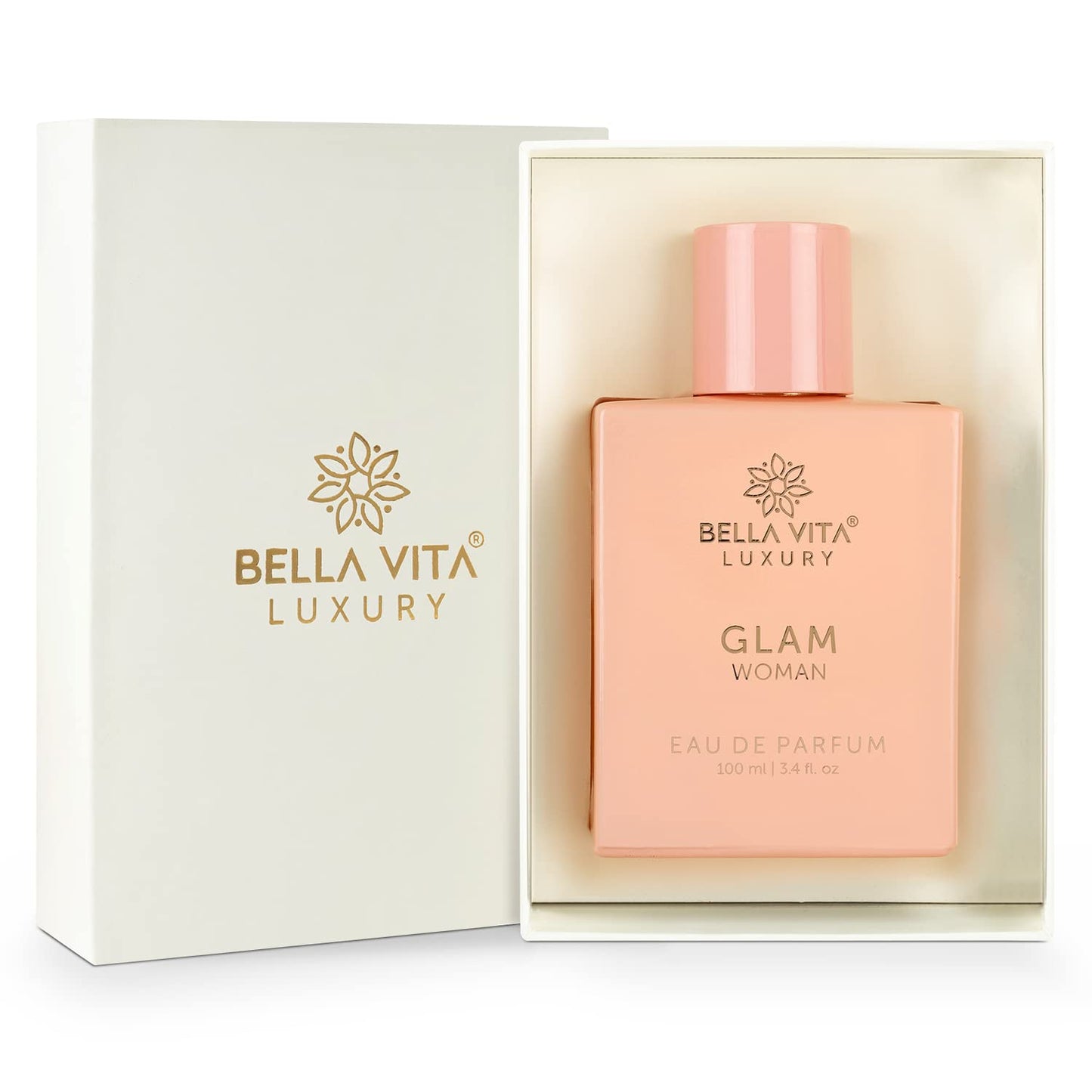 Bella Vita Organic Glam Perfume for Women Fresh and Romantic, 100 ml