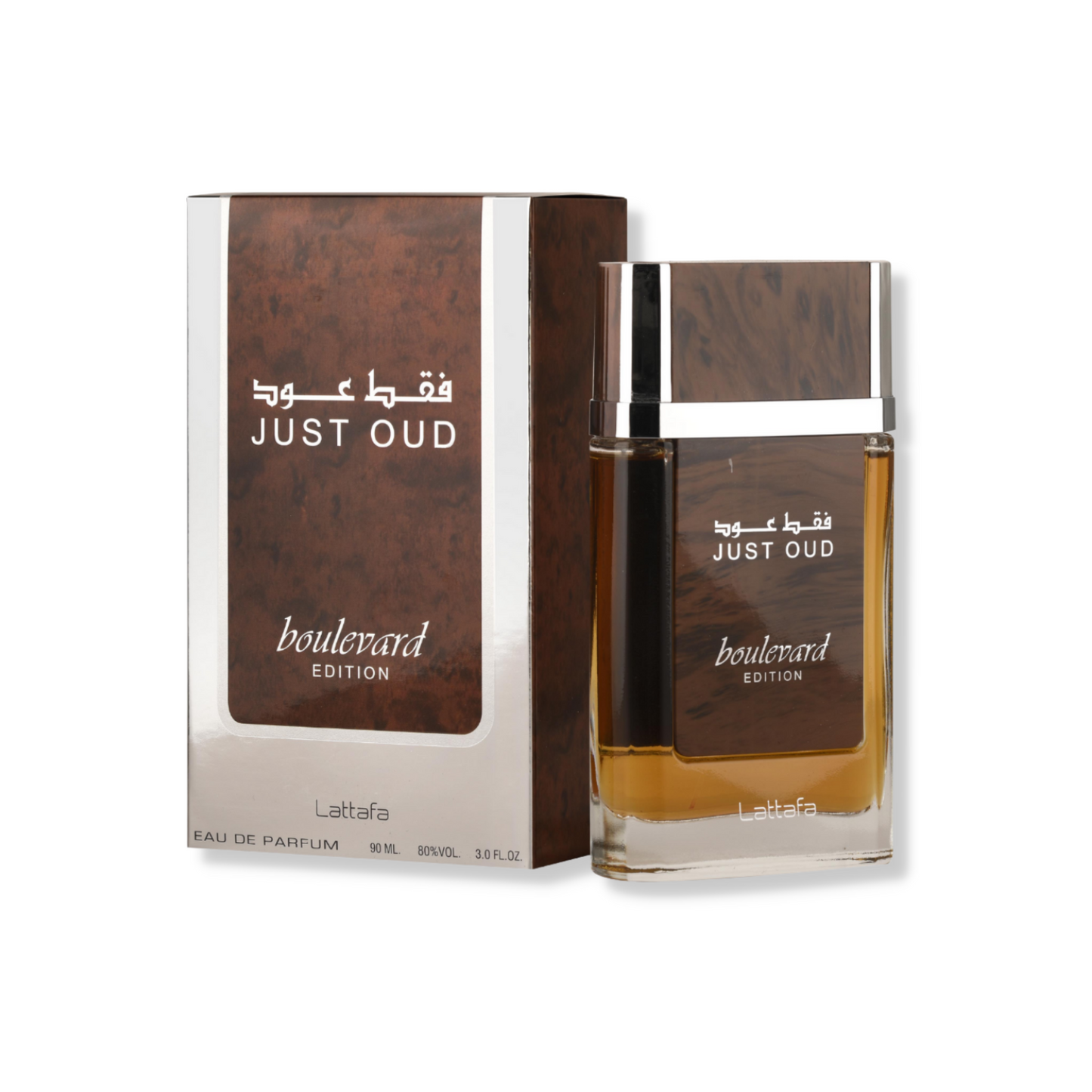 Lattafa Just Oud Boulevard Eau De Parfum (90ml)