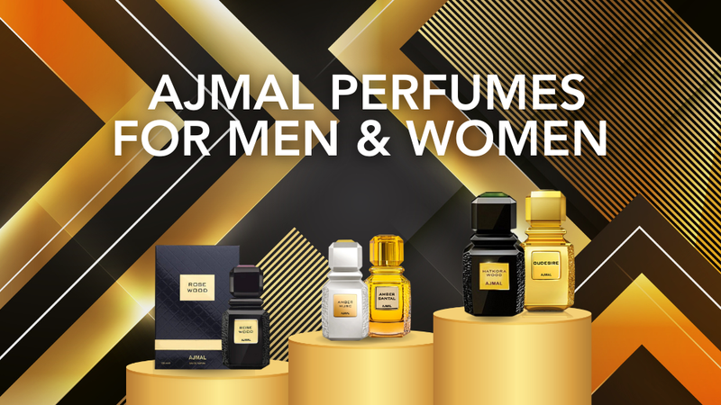 What are the most popular Ajmal Perfumes fragrances for men & women?