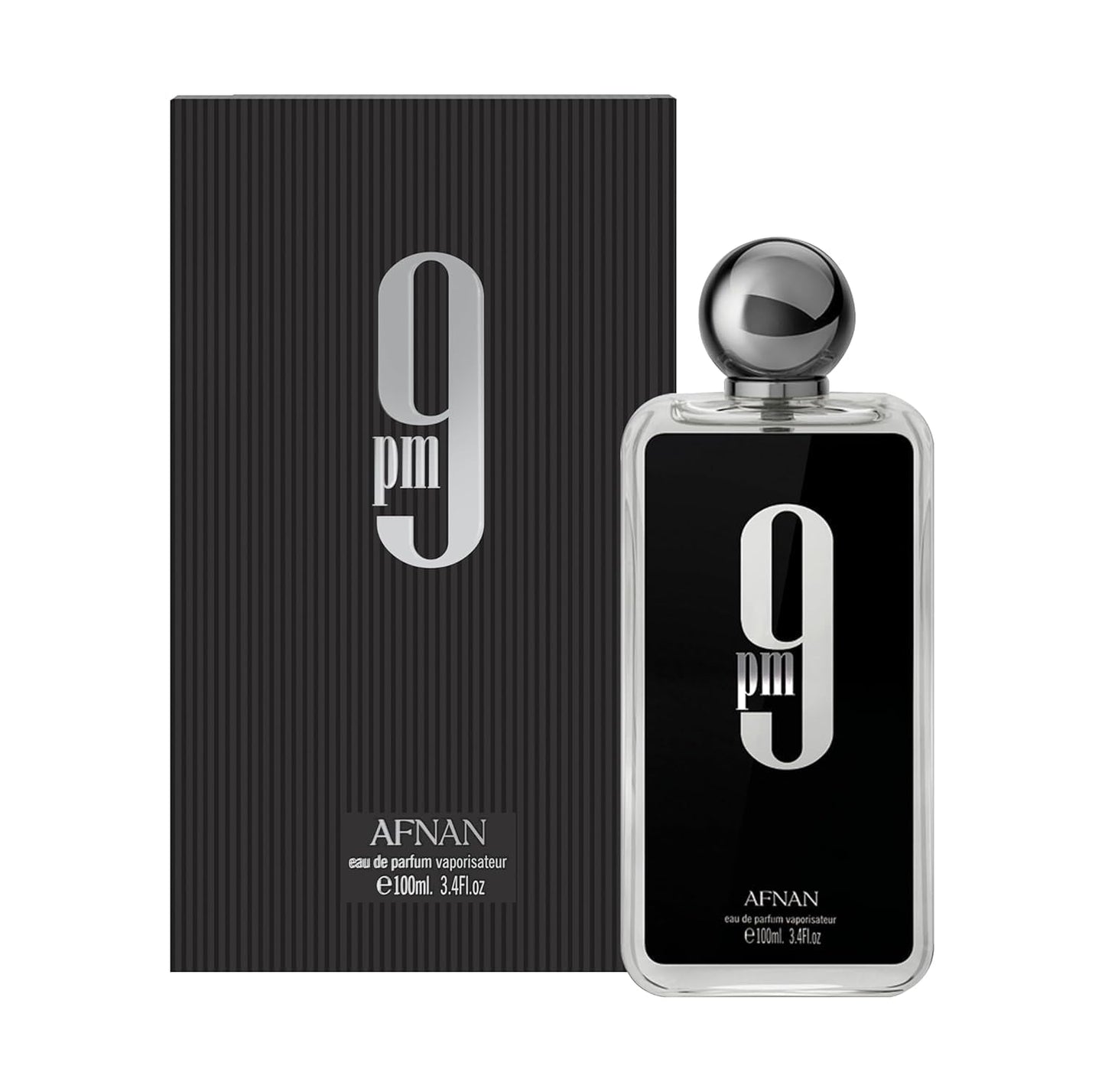 AFNAN 9 PM Black Edition For Men Eau De Parfum Spray, 100 ML