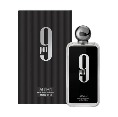 AFNAN 9 PM Black Edition For Men Eau De Parfum Spray, 100 ML