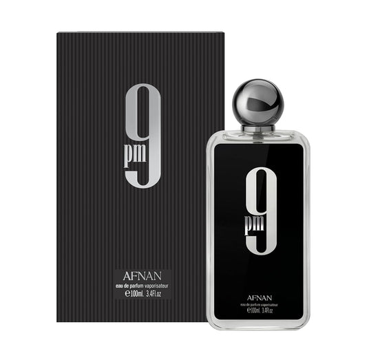AFNAN 9 PM Black Edition For Men Eau De Parfum Spray, 100 ML