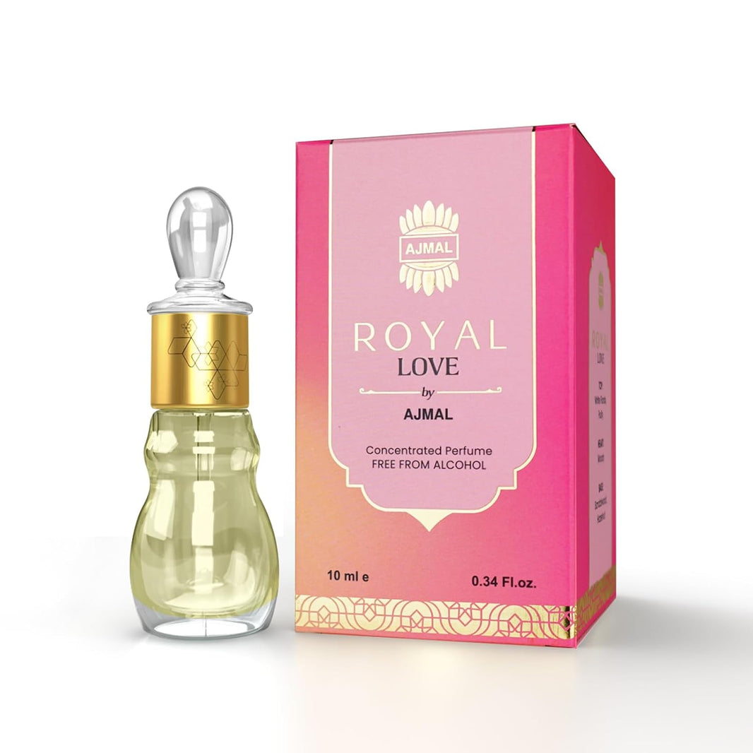 Ajmal Royal Love Attar Perfume for Women | 10ml Non-Alcoholic Concentrated Perfume Oil Unisex - 10 ML-Ajmal Royal Love Attar Perfume for Women | 10ml Non-Alcoholic Concentrated Perfume Oil Unisex - 10 ML
