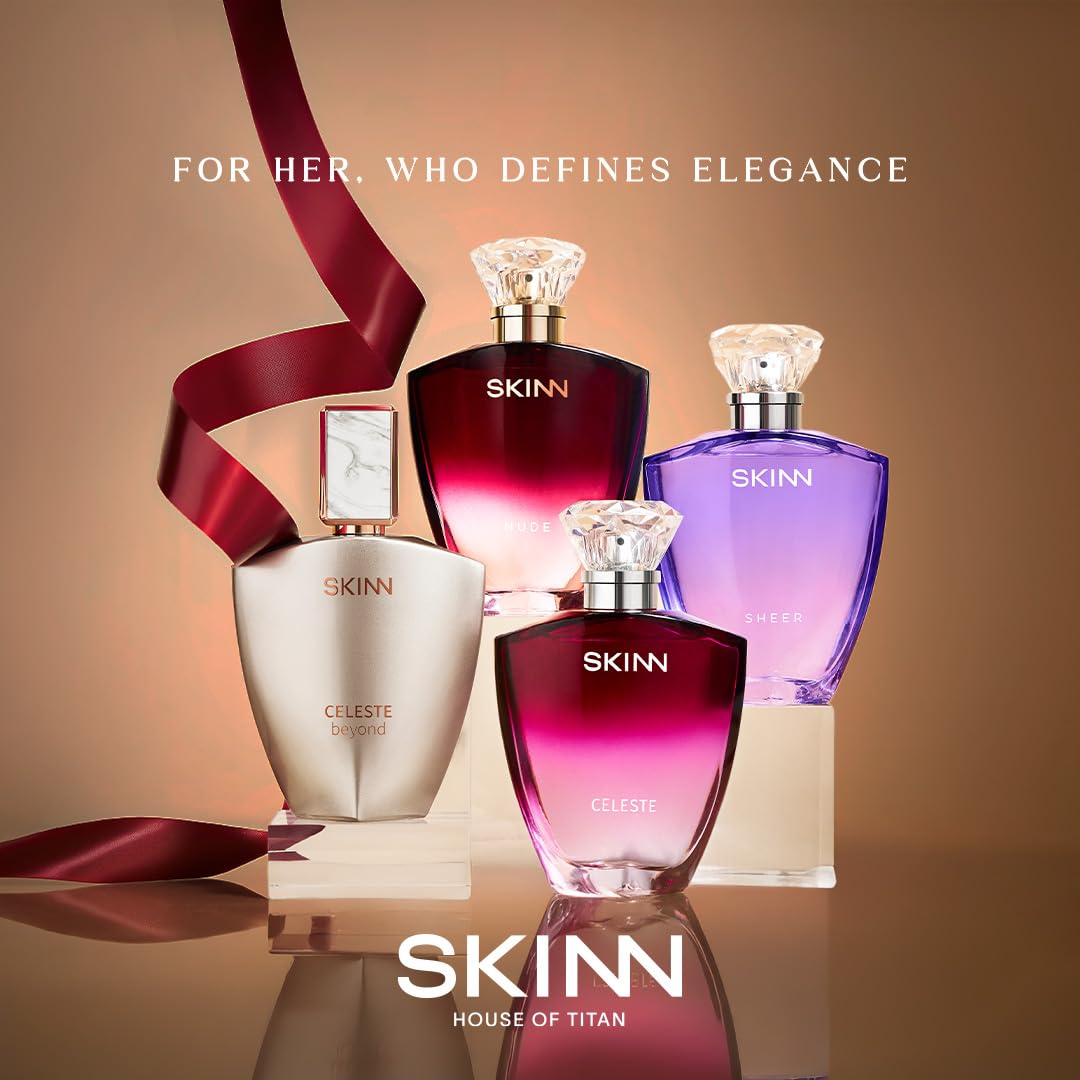 Skinn By Titan | Sheer Perfume - 100 Ml | Perfume For Woman | Gift for Women | Premium Fragrance | Grooming Essentials |