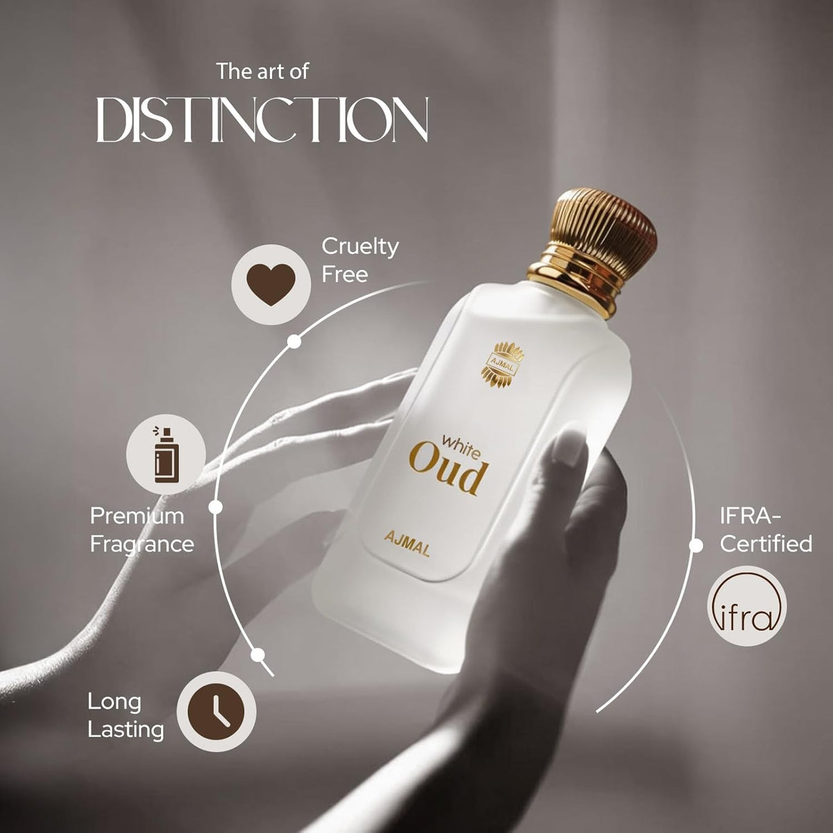 Ajmal White Oud Eau De Parfum 100ML-Ajmal White Oud Eau De Parfum 100ML