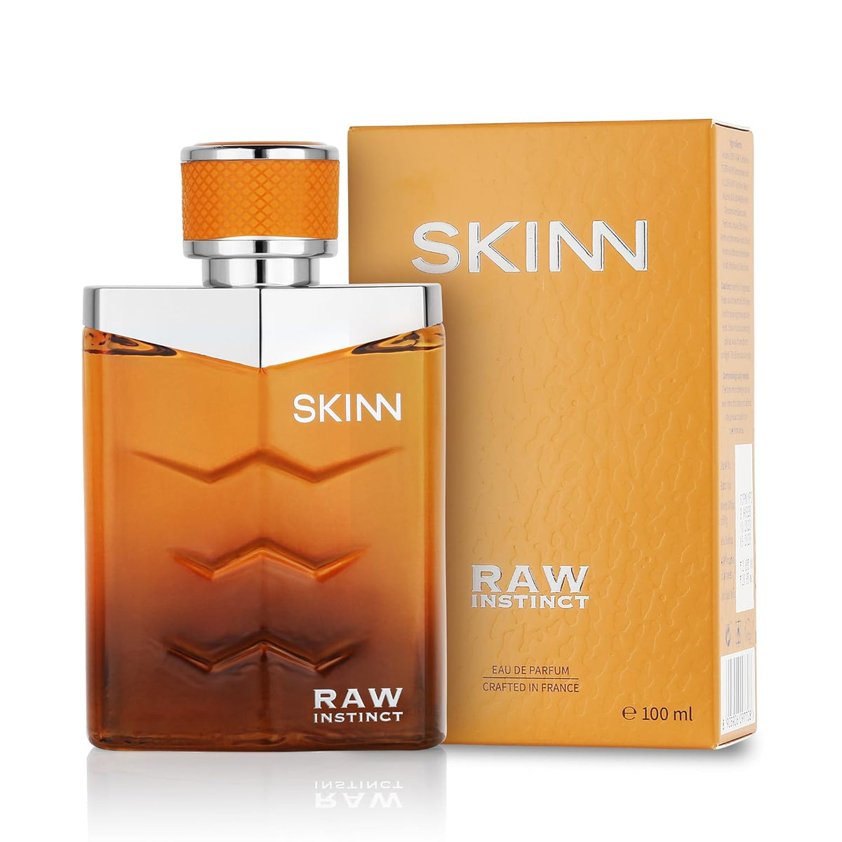 Skinn By Titan | Raw Instinct - 100ml | Perfume for Men | Eau De Parfum | Long Lasting Smell | Gift for him | Fresh & Spicy
