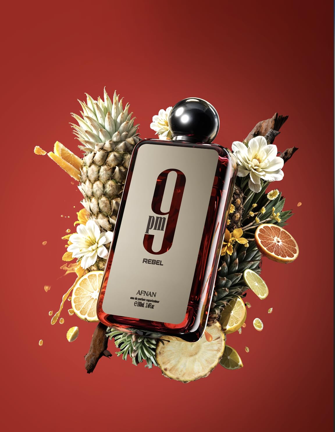 Afnan 9 PM Rebel Unisex Eau De Parfum, 100ml