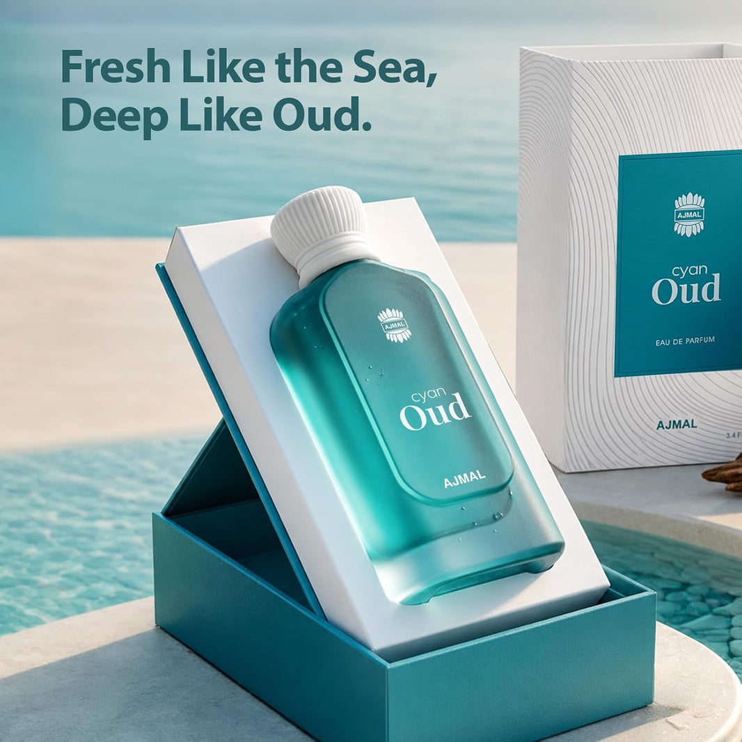 Ajmal Oud Cyan Eau De Parfum 100ML-Ajmal Oud Cyan Eau De Parfum 100ML