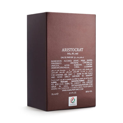 Ajmal Aristocrat EDP 75ml Fresh Perfume For Men