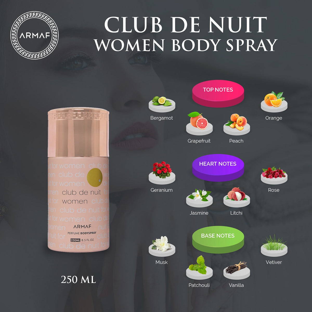 Armaf Club De Nuit Women Perfume Body Spray