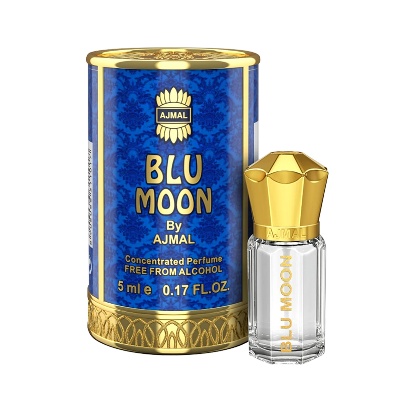 Ajmal BLU MOON Non-Alcoholic Concentrated Perfume Long Lasting Attar For Women - 5 ML