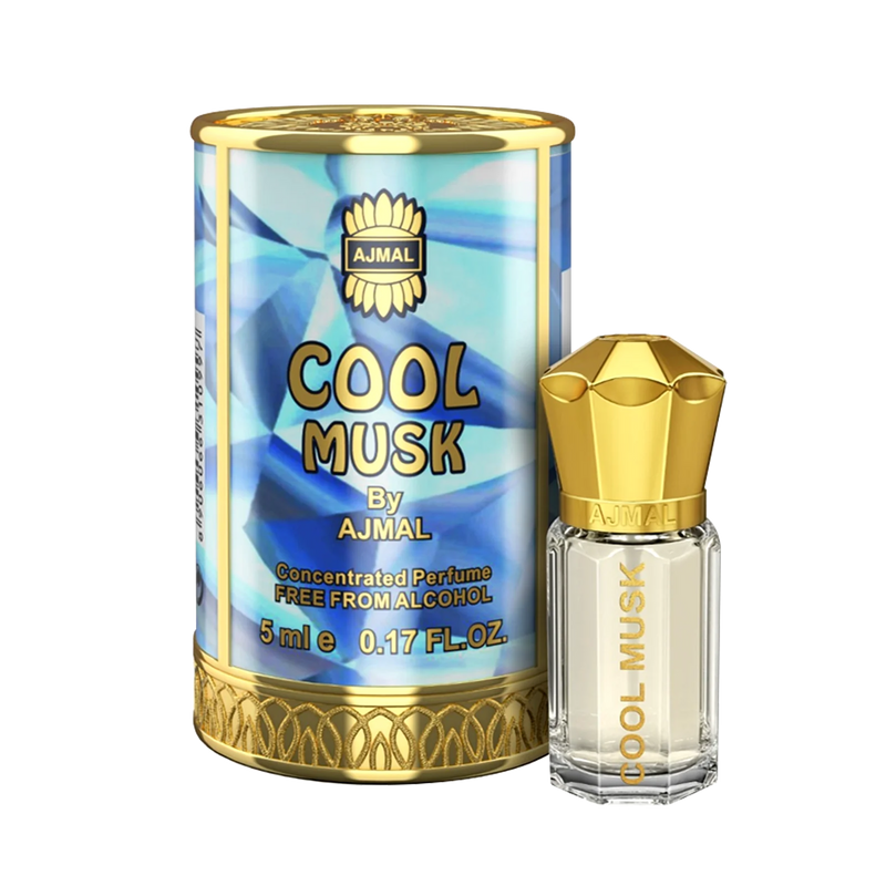 Ajmal COOL MUSK Non-Alcoholic Concentrated Perfume Long Lasting Attar for Unisex - 5 ML