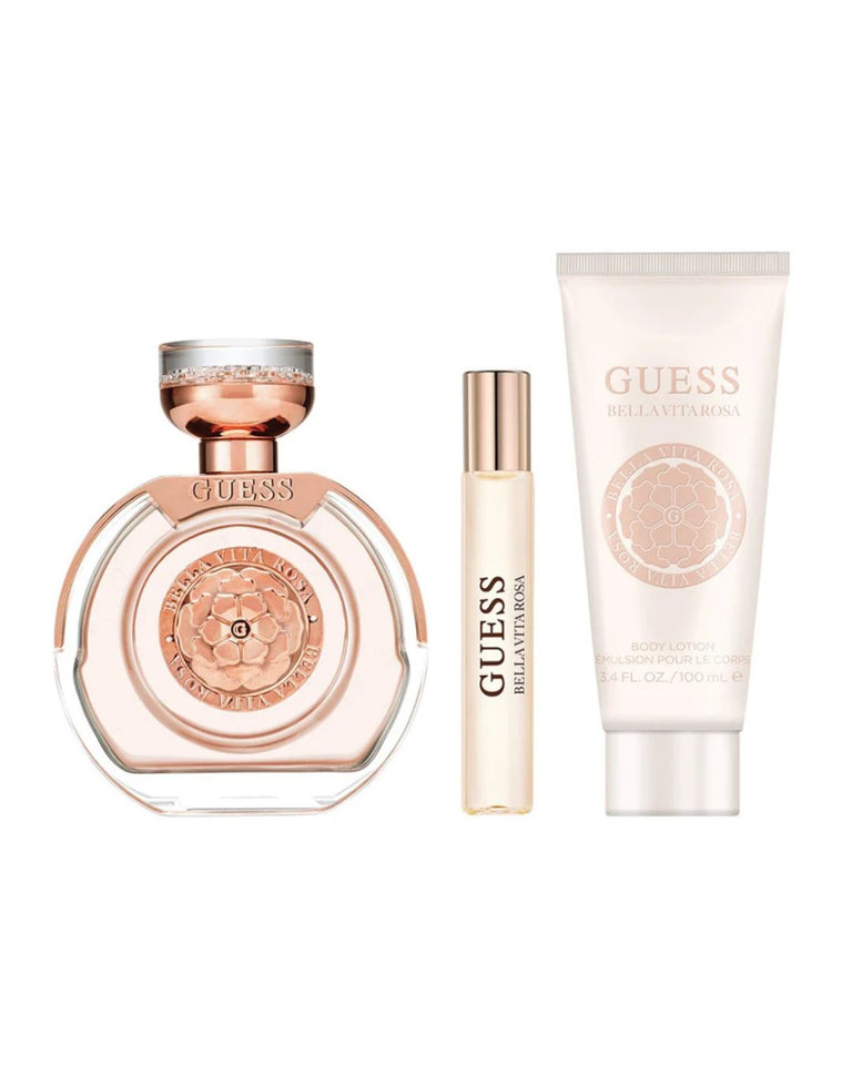 Guess Bella Vita Rosa Gift Set Eau de Toilette 100ml + 15ml Body Lotion 100ml & Pouch