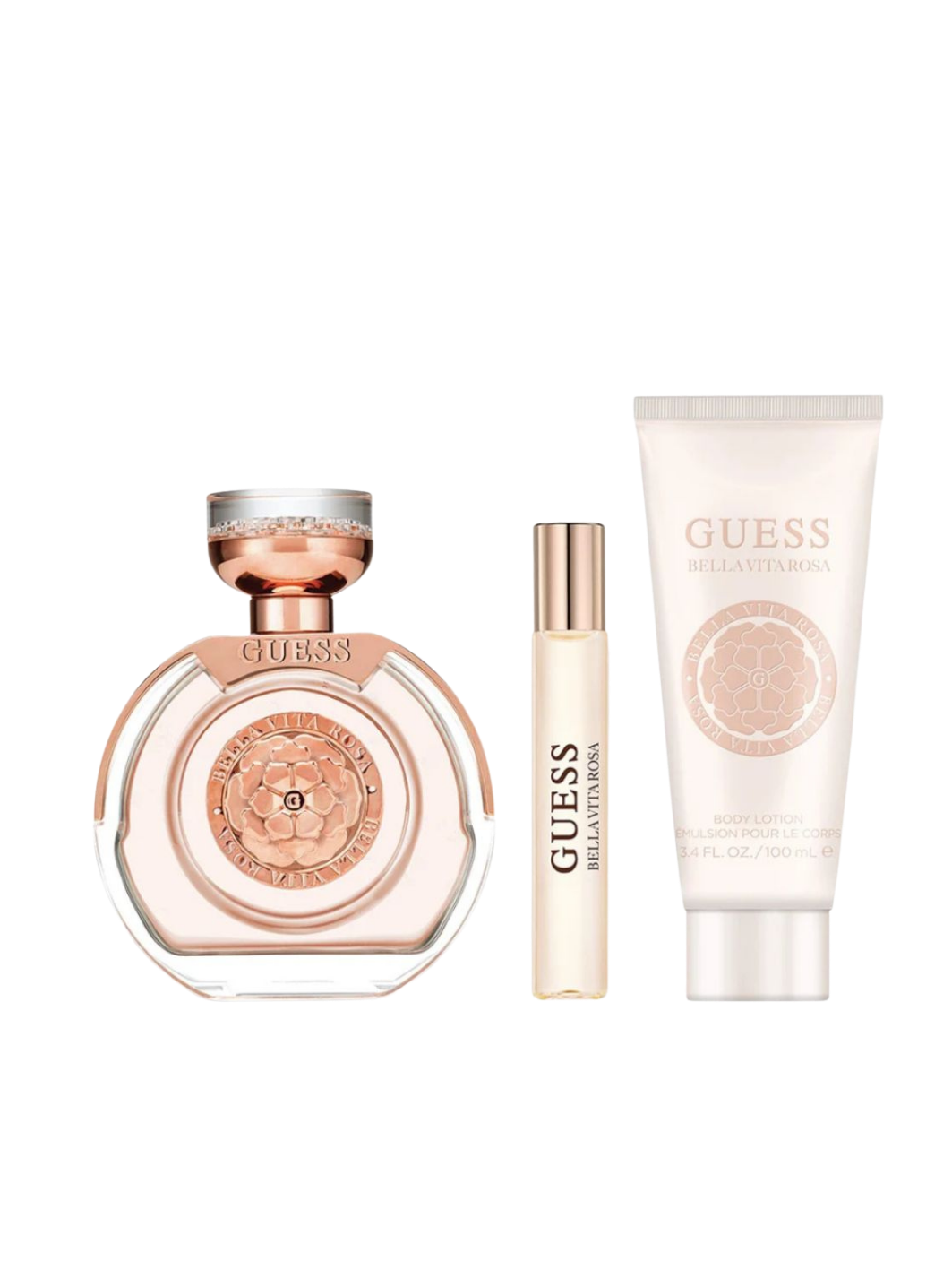 Guess Bella Vita Rosa Gift Set Eau de Toilette 100ml + 15ml Body Lotion 100ml & Pouch