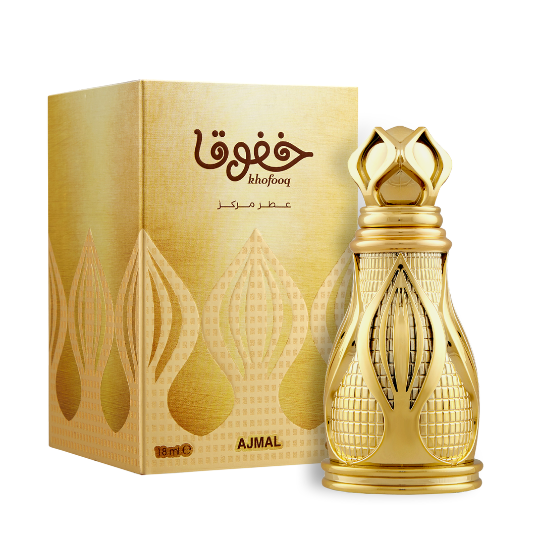 Ajmal Khofooq Concentrated Floral Perfume Free From Alcohol 18ml For Unisex-Ajmal Khofooq Concentrated Floral Perfume Free