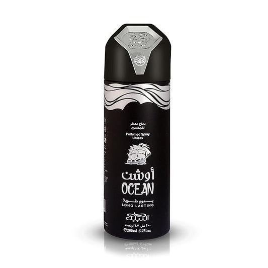 Nabeel Deodorant Body Spray - Ocean 200ml