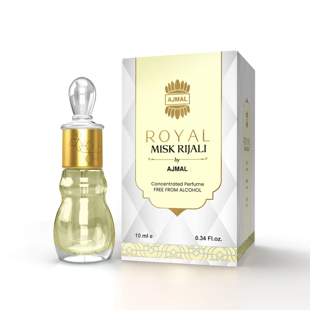 Royal Misk Rijali Attar Concentrated Perfumefor Unisex - 10 ML-Royal Misk Rijali Attar Concentrated Perfumefor Unisex - 10 ML