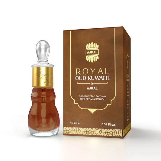 Royal Oud Kuwaiti Attar Concentrated Perfume for Unisex - 10 ML