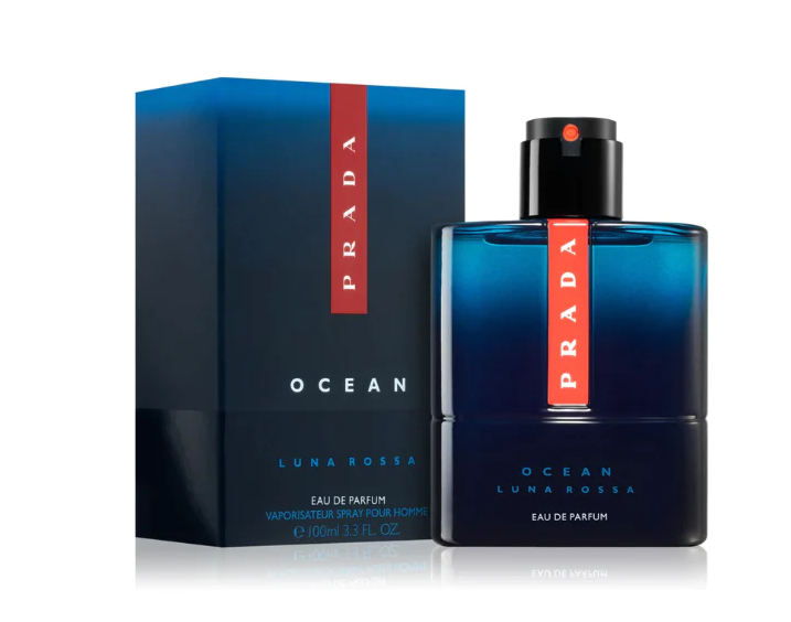 Prada Luna Rossa Ocean Eau de Parfum for Men - 100 ml-Prada Luna Rossa Ocean Eau de Parfum for Men - 100 ml