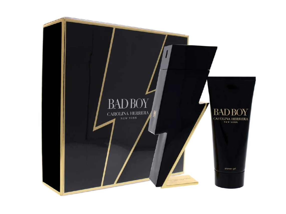 Carolina Herrera Bad Boy Eau De Toilette With All Over Wash Gift Set (200ml)