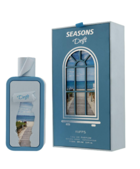 RiiFFS Season Drift Eau De Parfum 100ml | Men’s Long Lasting Perfume | Fresh Citrus, Pink Pepper & Amber | Sophisticated Day-to-Night Fragrance | Spray Bottle