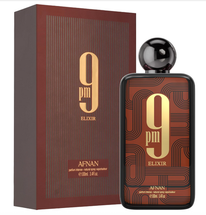 AFNAN 9 PM Elixir Edition For Men Eau De Parfum Spray, 100 ML