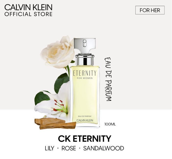 Calvin Klein Eternity for Women Eau De Parfum Spray 100ml