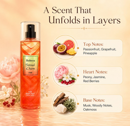 RUBERA SENSUAL CHARM MIST 250ML