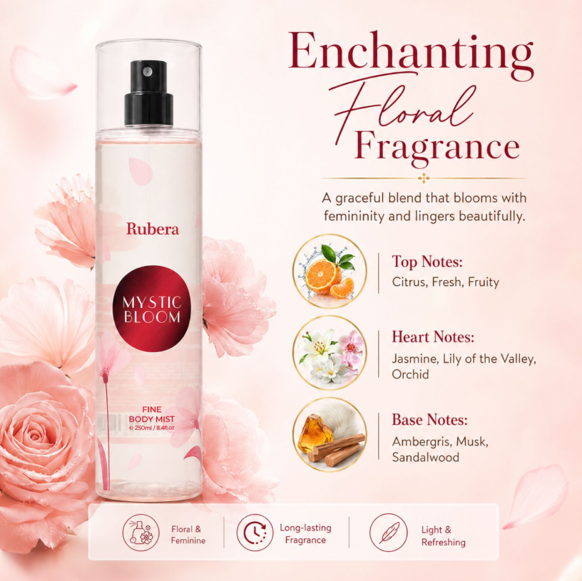 RUBERA MYSTIC BLOOM MIST 250ML