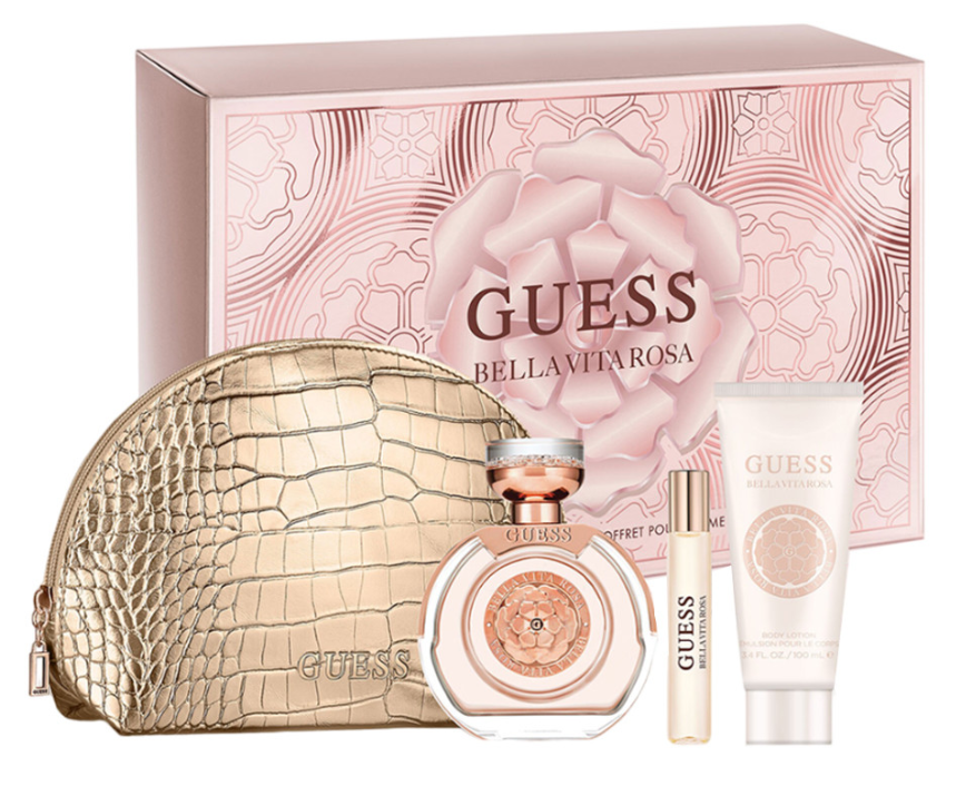 Guess Bella Vita Rosa Gift Set Eau de Toilette 100ml + 15ml Body Lotion 100ml & Pouch