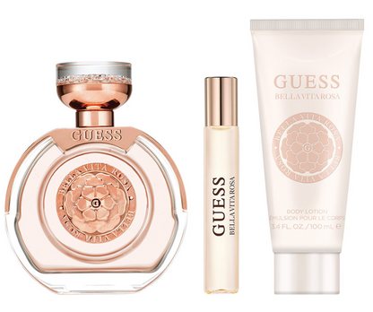 Guess Bella Vita Rosa Gift Set Eau de Toilette 100ml + 15ml Body Lotion 100ml & Pouch