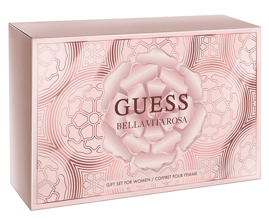 Guess Bella Vita Rosa Gift Set Eau de Toilette 100ml + 15ml Body Lotion 100ml & Pouch
