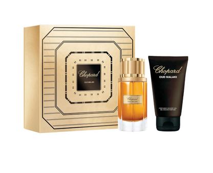 Chopard Men's Oud Malaki Eau De Parfum, 80 ml + Deodorant Stick, 75 ml Gift Set