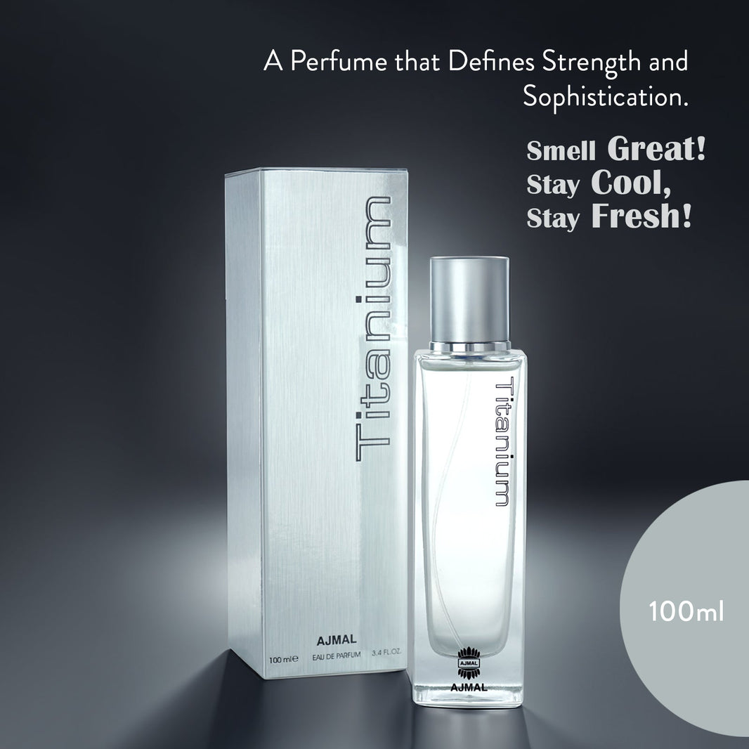 Ajmal Titanium EDP 100ml Fresh Perfume For Men-Ajmal Titanium EDP 100ml Fresh Perfume For Men