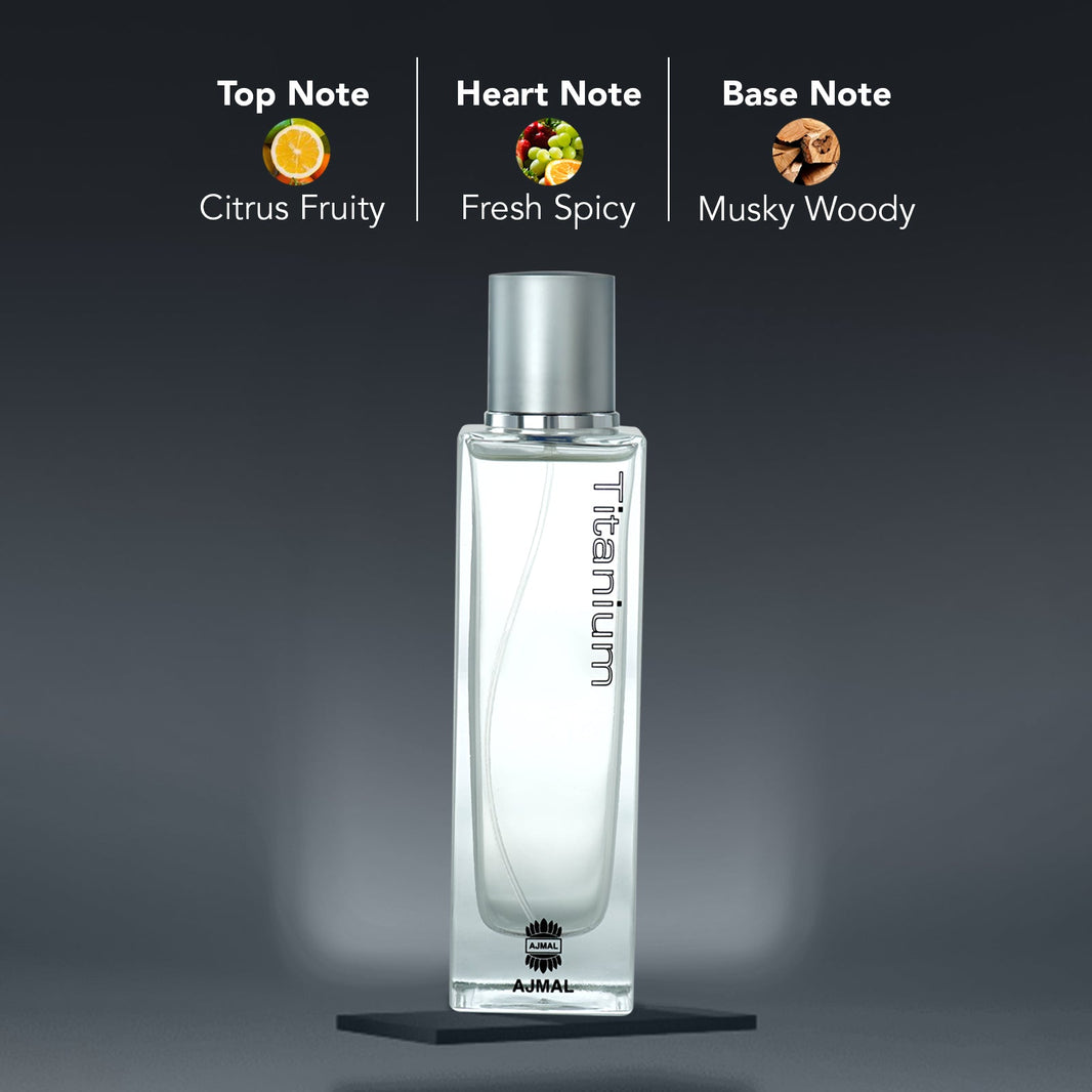 Ajmal Titanium EDP 100ml Fresh Perfume For Men-Ajmal Titanium EDP 100ml Fresh Perfume For Men
