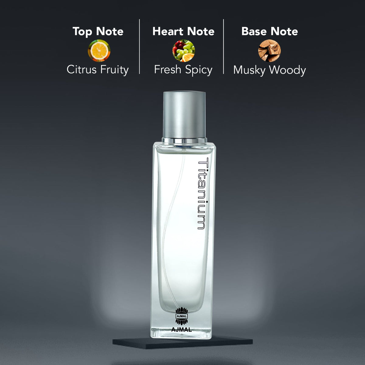 Ajmal Titanium EDP 100ml Fresh Perfume For Men