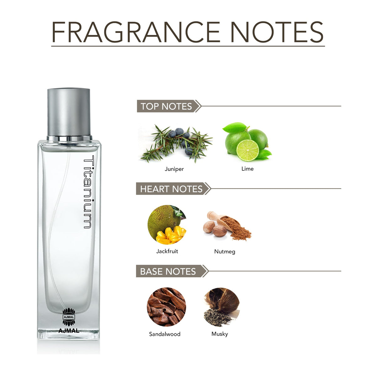 Ajmal Titanium EDP 100ml Fresh Perfume For Men