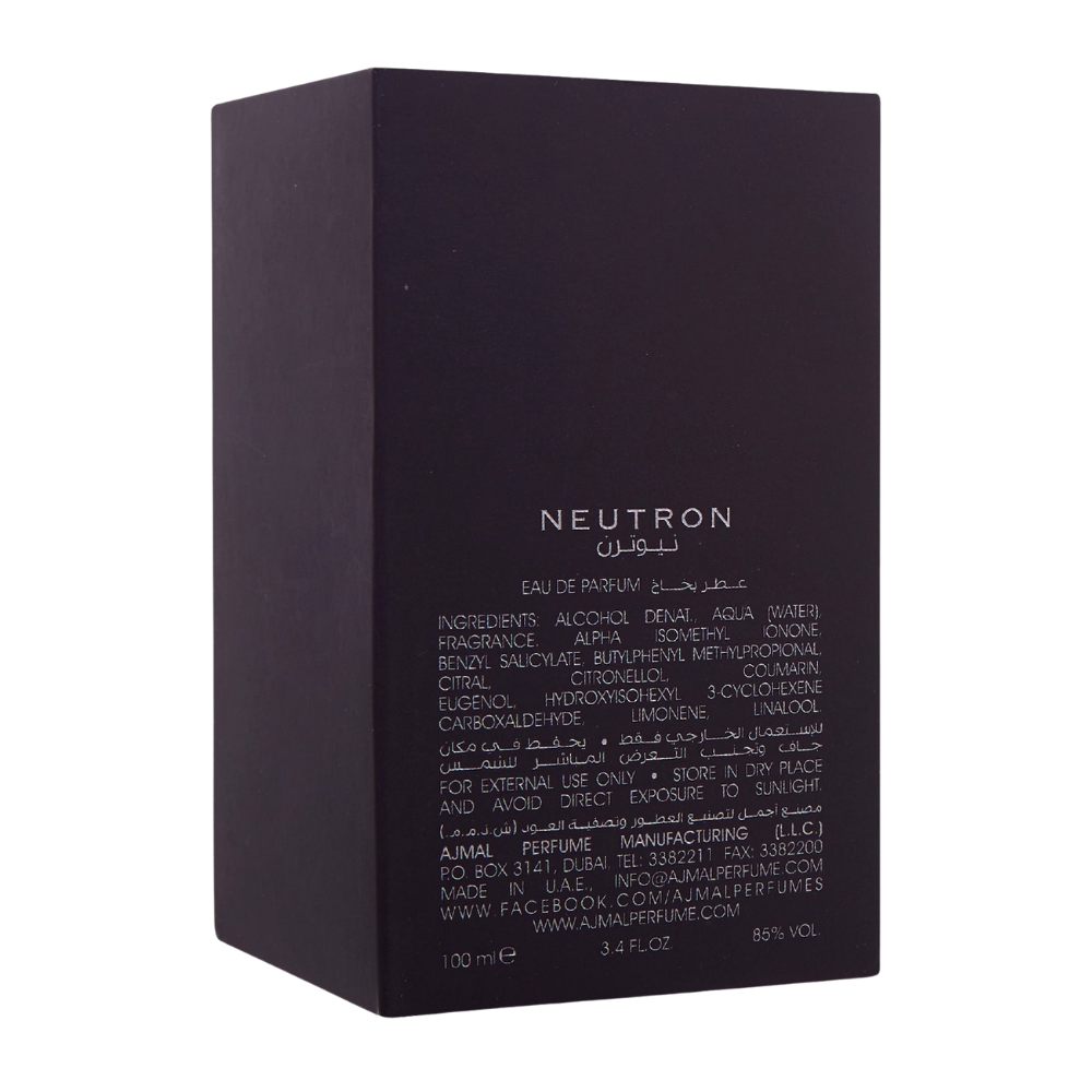 Ajmal Neutron EDP 100ml Citrus Perfume For Men-Ajmal Neutron EDP 100ml Citrus Perfume For Men