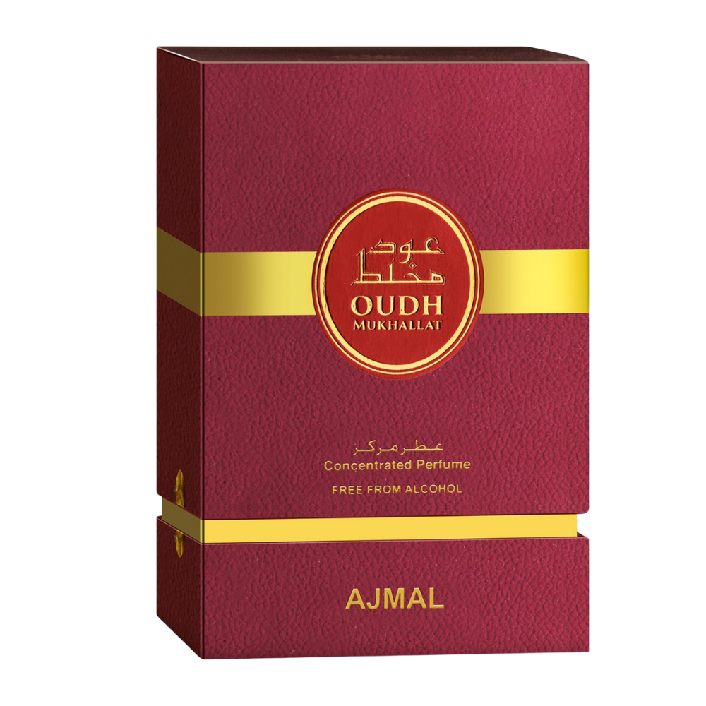 Ajmal Oudh Mukhallat Concentrated Perfume Free From Alcohol 6ml For Unisex-Ajmal Oudh Mukhallat Concentrated Perfume Free From Alcohol 6ml For Unisex
