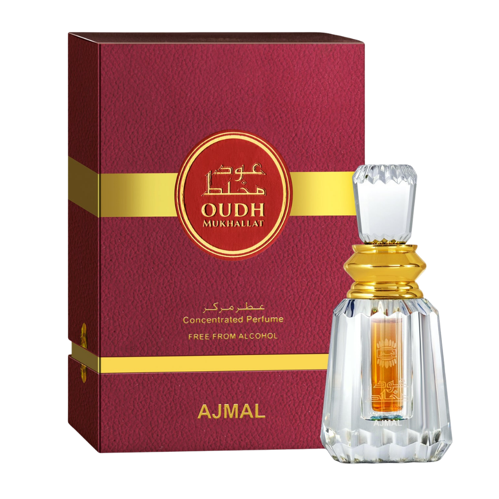 Ajmal Oudh Mukhallat Concentrated Perfume Free From Alcohol 6ml For Unisex-Ajmal Oudh Mukhallat Concentrated Perfume Free From Alcohol 6ml For Unisex
