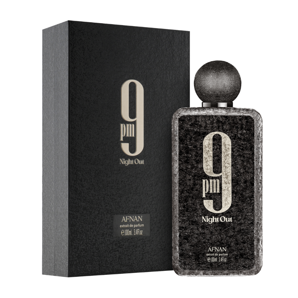 AFNAN 9 PM Night Oud For Men Eau De Parfum Spray, 100 ML-AFNAN 9 PM Night Oud For Men Eau De Parfum Spray, 100 ML