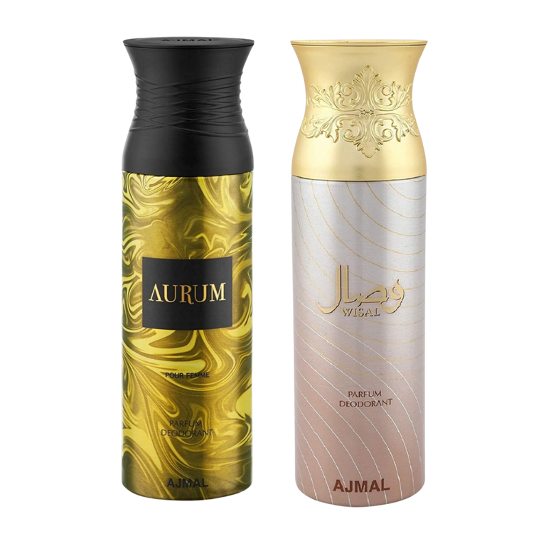 Ajmal Aurum Femme & Wisal Deodorant Combo