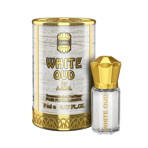 WHITE OUD Non-Alcoholic Concentrated Perfume Long Lasting Attar for Unisex - 5 ML