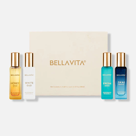 Bellavita Luxury Unisex Perfume Gift Set - 4 x 20ml