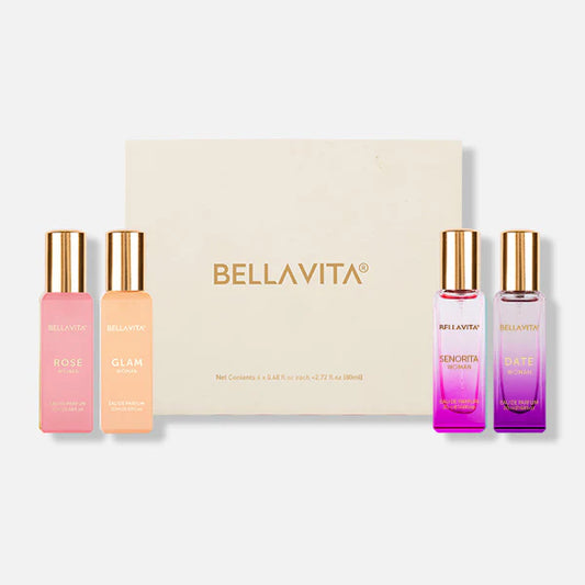 Bellavita Luxury Perfume Gift Set For Women - 4 x 20m