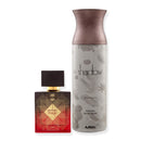 Amber Magic Eau De Parfum 100ml Perfume For Men And Shadow Homme Deodorant 200ml For Men