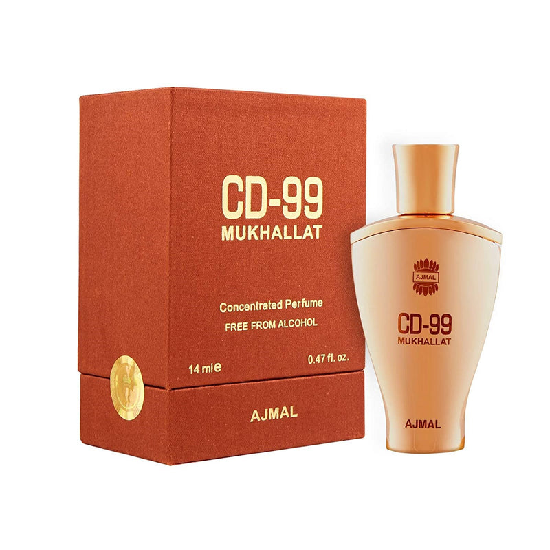 Ajmal CD 99 Mukhallat Concentrated Oriental Perfume Free From Alcohol 14ml For Unisex