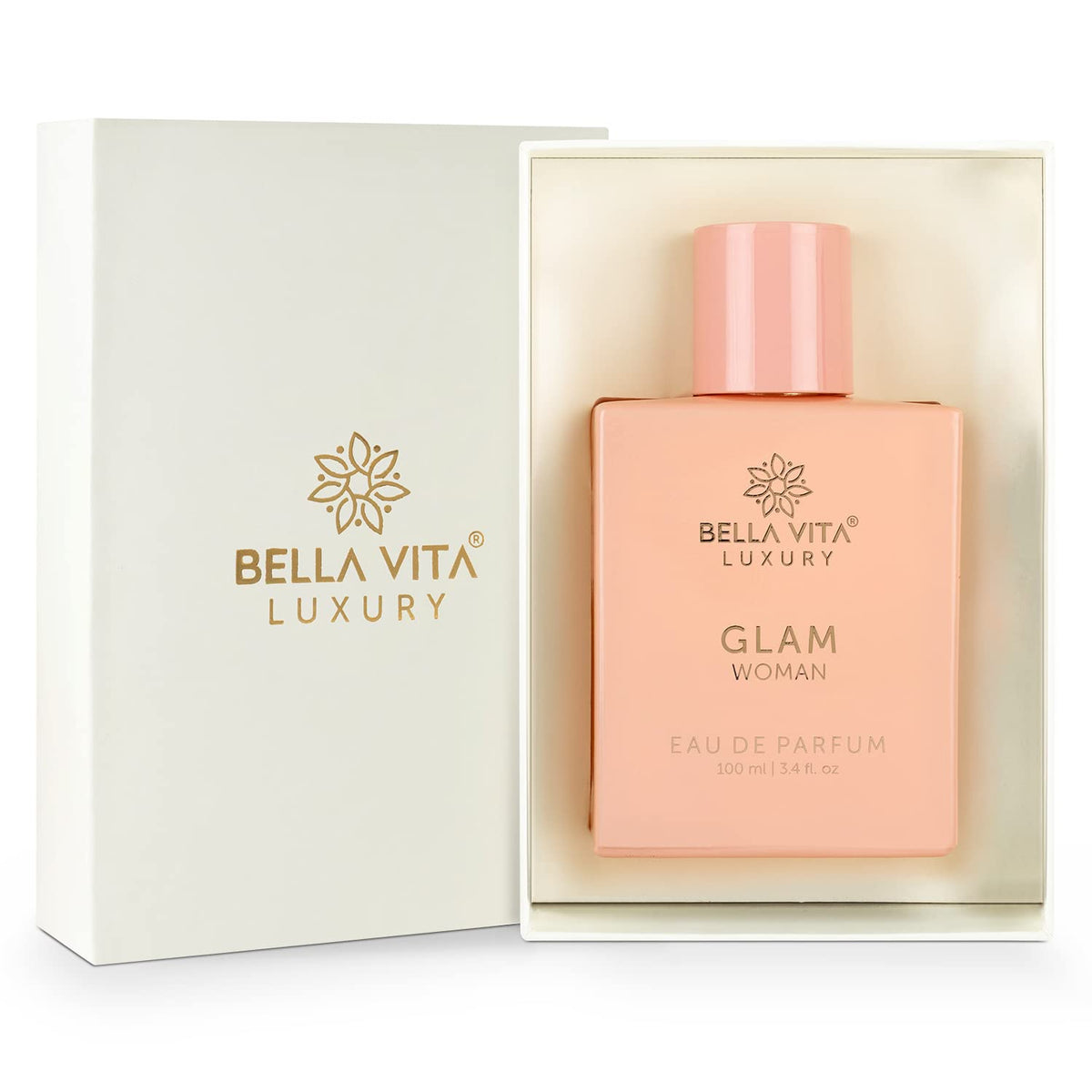 Bella Vita Organic Glam Perfume for Women Fresh and Romantic, 100 ml-Bella Vita Organic Glam Perfume for Women Fresh and Romantic, 100 ml